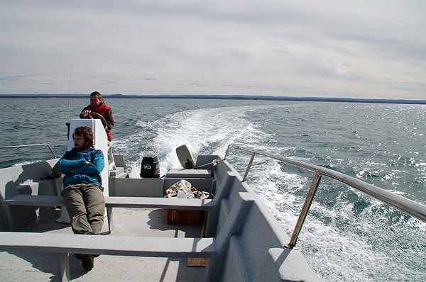 Navegacion en Bahia Bustamante