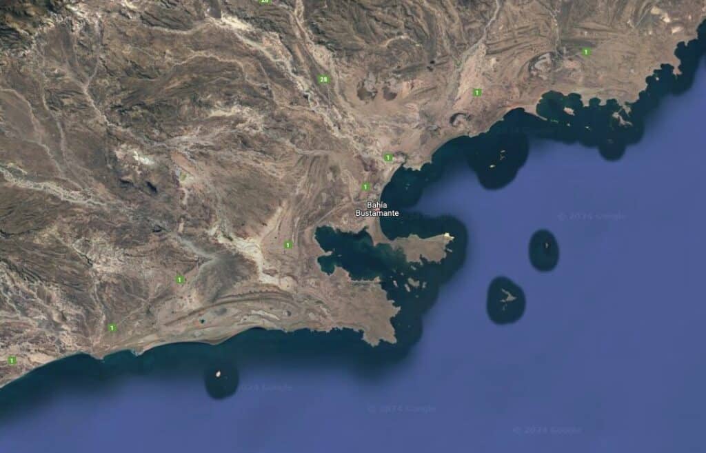 Wo liegt Bahía Bustamante?