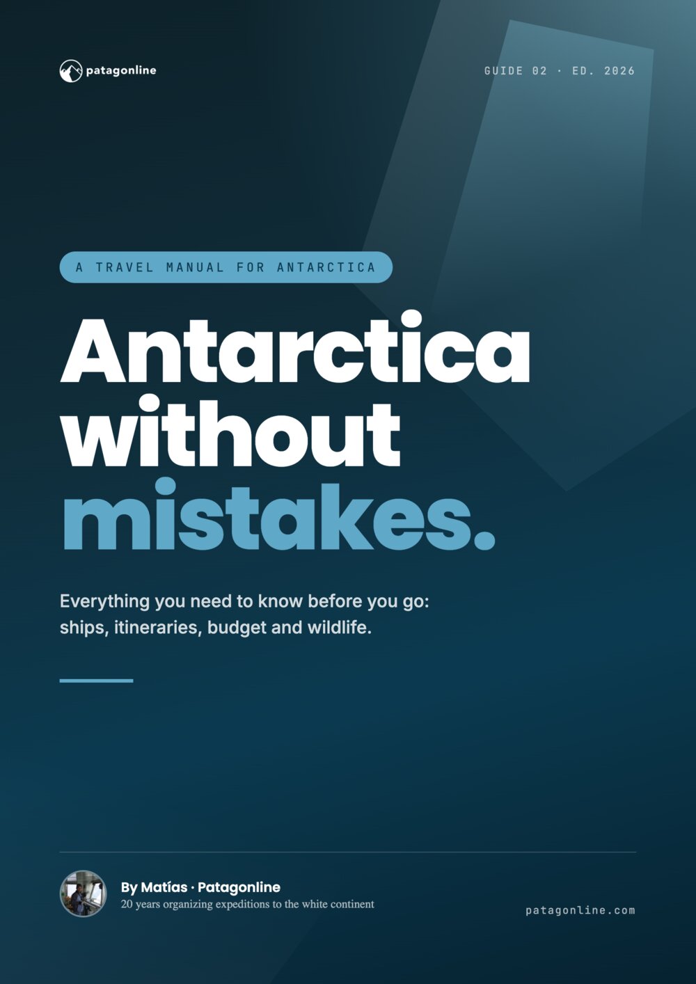 Cover of the Antarctica without mistakes ebook
