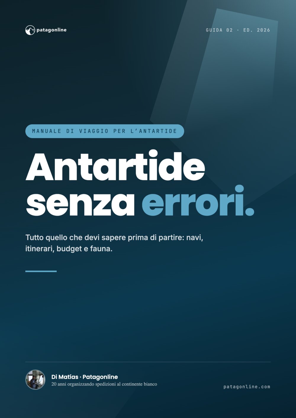 Copertina dell'ebook Antartide senza errori