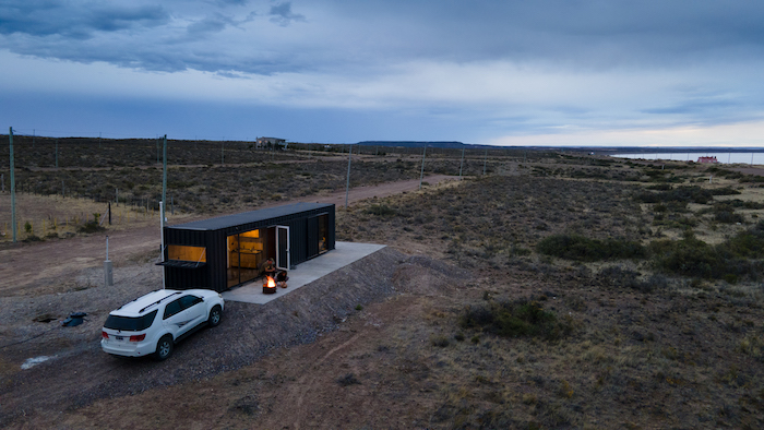 Dormí en un Container en Camarones, Chubut