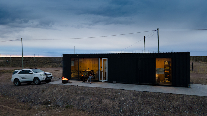 Dormí en un Container en Camarones, Chubut