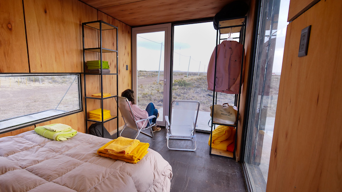 Dormí en un Container en Camarones, Chubut