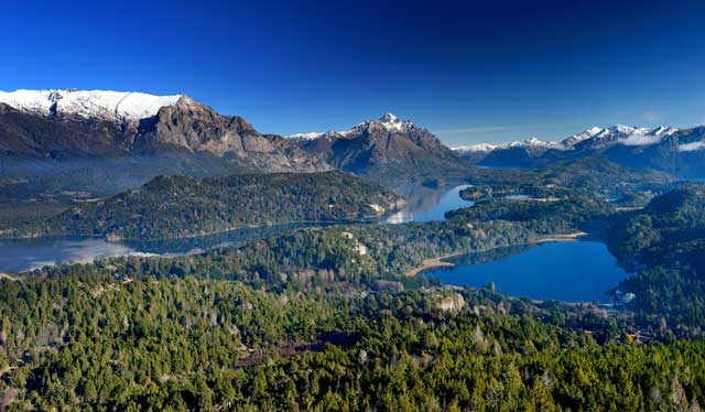 Vista del Cerro Campanario en Bariloche