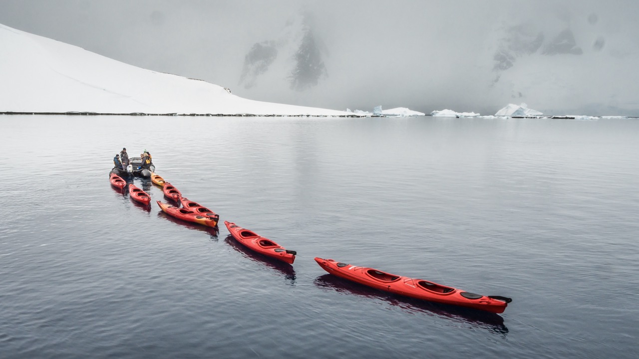 Crucero Antartida - Basecamp : camping, kayak, raquetas de nieve y montañismo en la Antartida