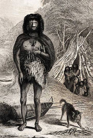 Indios de tierra del Fuego