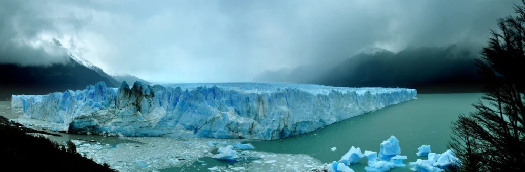 Visit some of the largest ice fields in the world