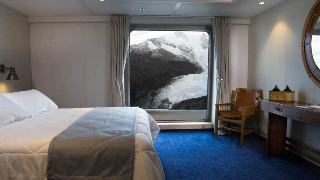 Stateroom on the Australis cruise ship